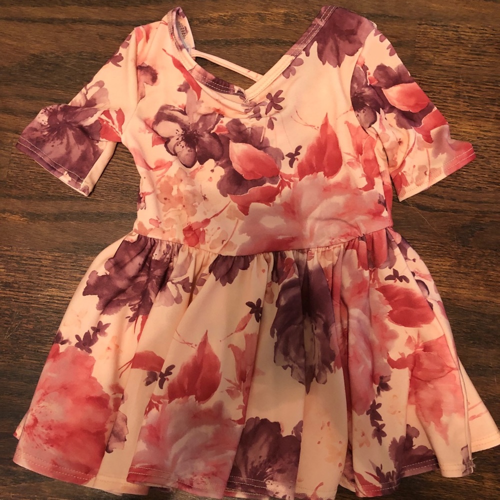 Floral baby girl dress